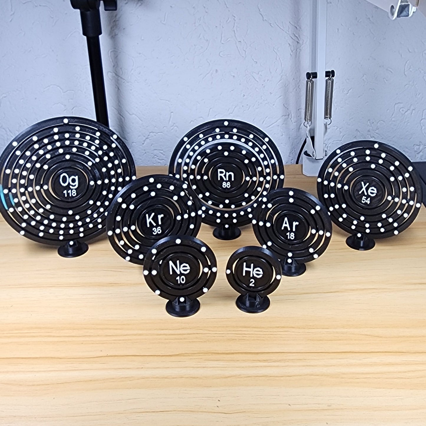 🧪 Set completo de modelos atómicos – Los 118 elementos de la tabla periódica