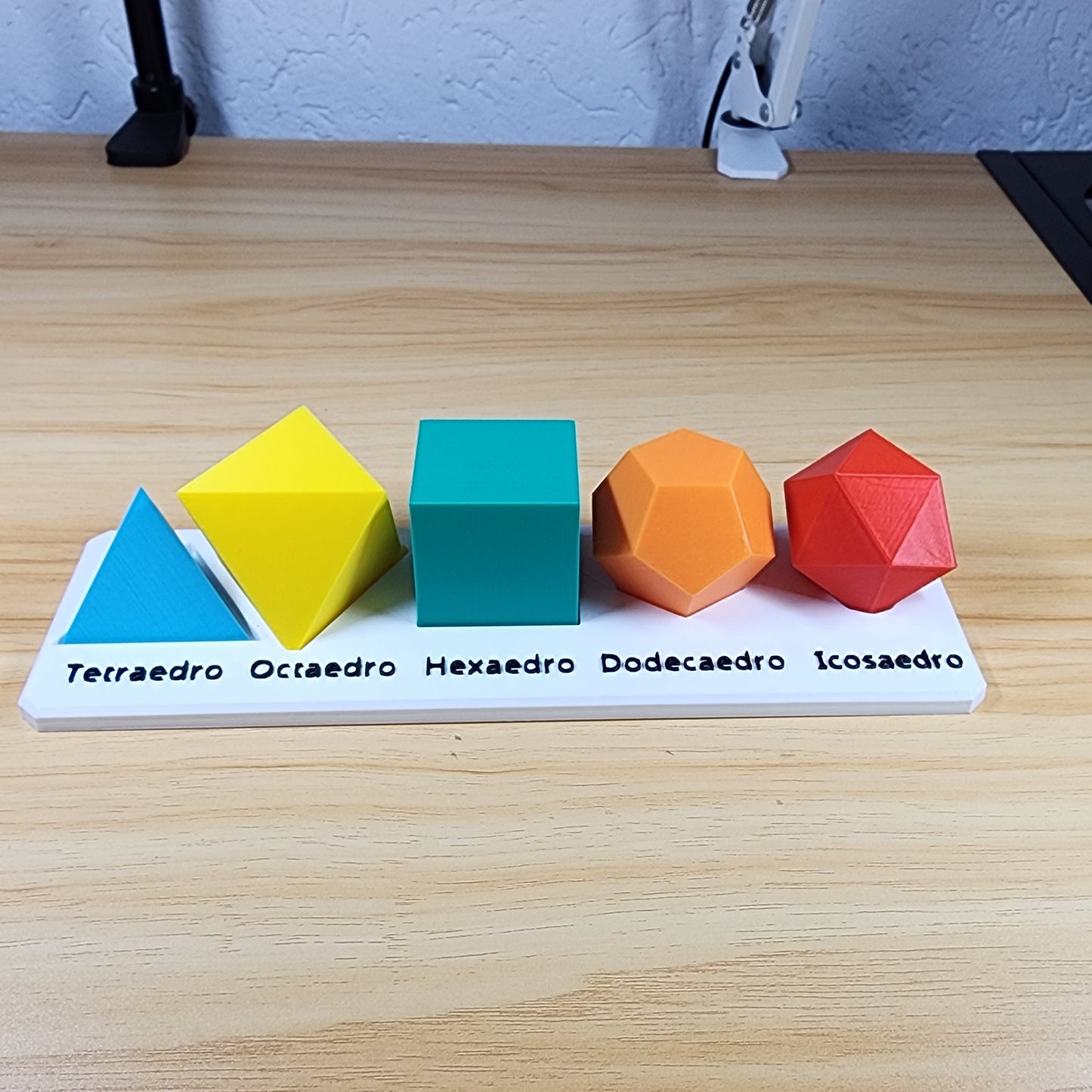 Set de Sólidos Platónicos – Geometría Perfecta