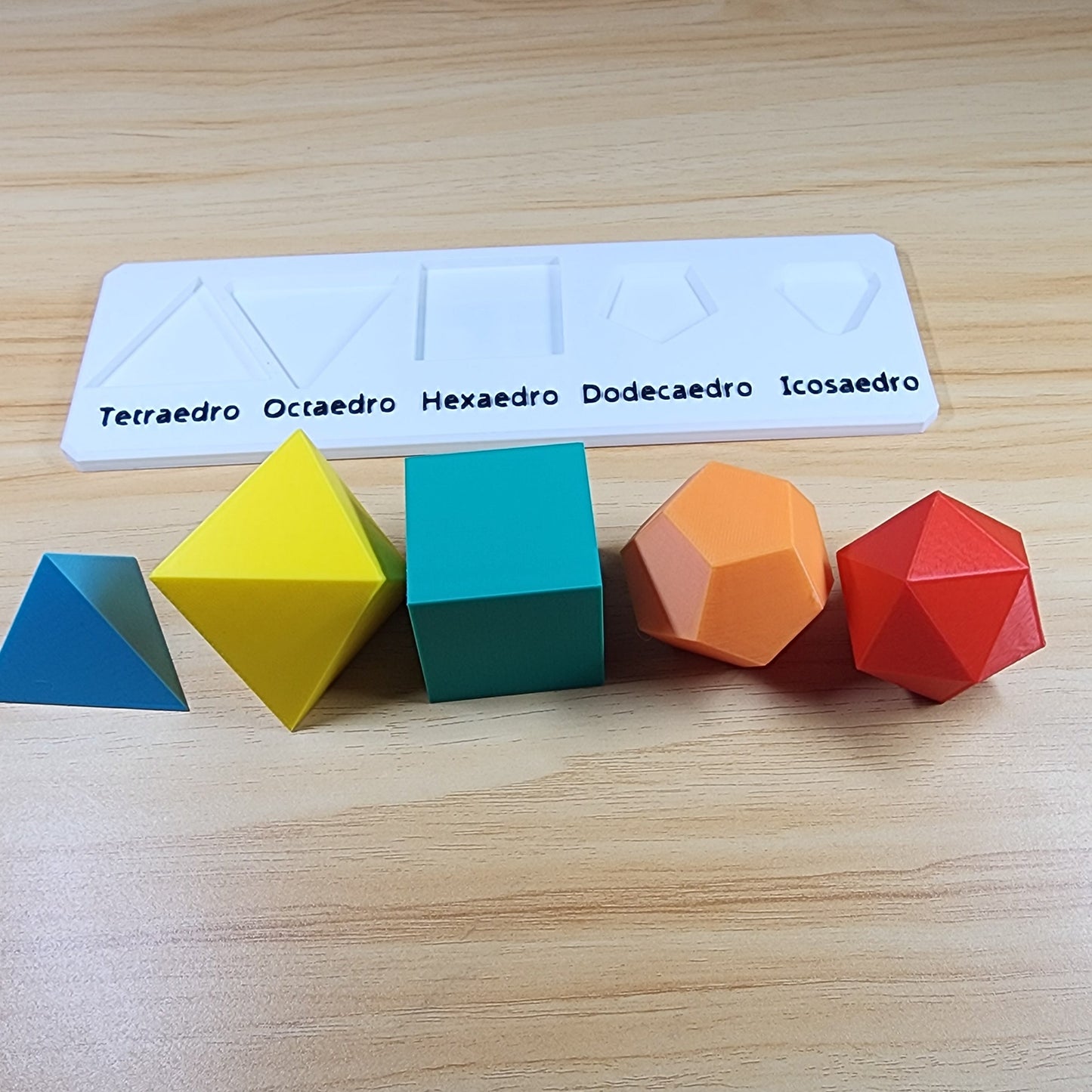 Set de Sólidos Platónicos – Geometría Perfecta