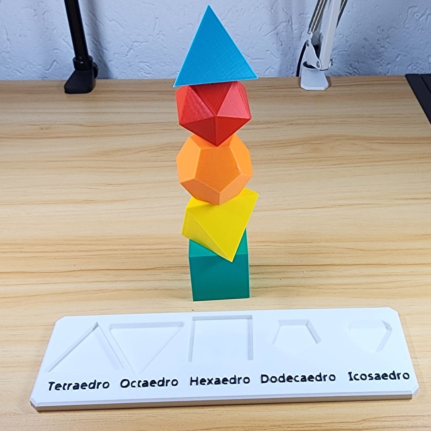 Set de Sólidos Platónicos – Geometría Perfecta