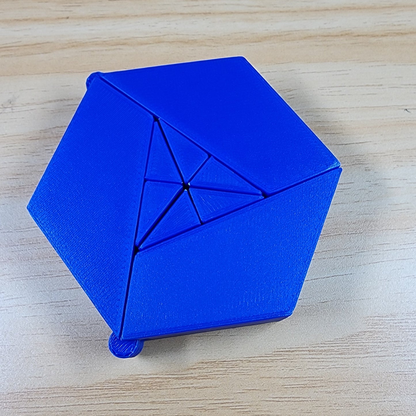 🔷 Triángulo de Dudeney – Transformación a Hexágono