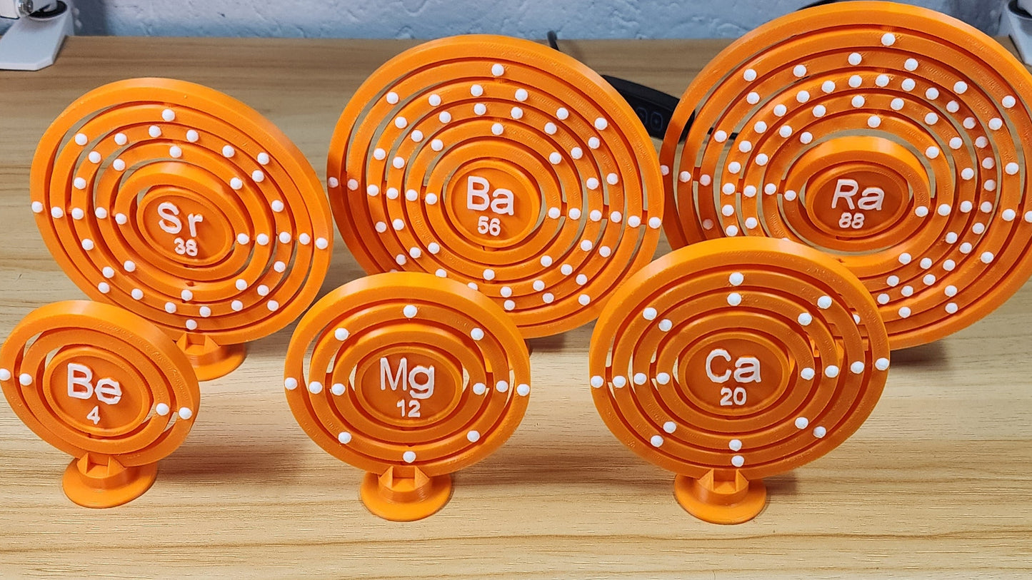 🧪 Set completo de modelos atómicos por Colores – Los 118 elementos de la tabla periódica