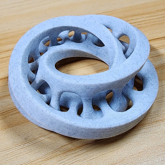 Cintas de Möbius(Moebius) entrelazadas - Superficies interconectadas